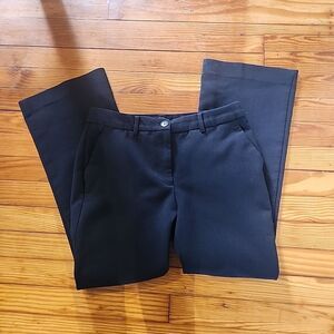 Talbots Petites Raleigh Trouser Pants Womens Size 6P Black Career